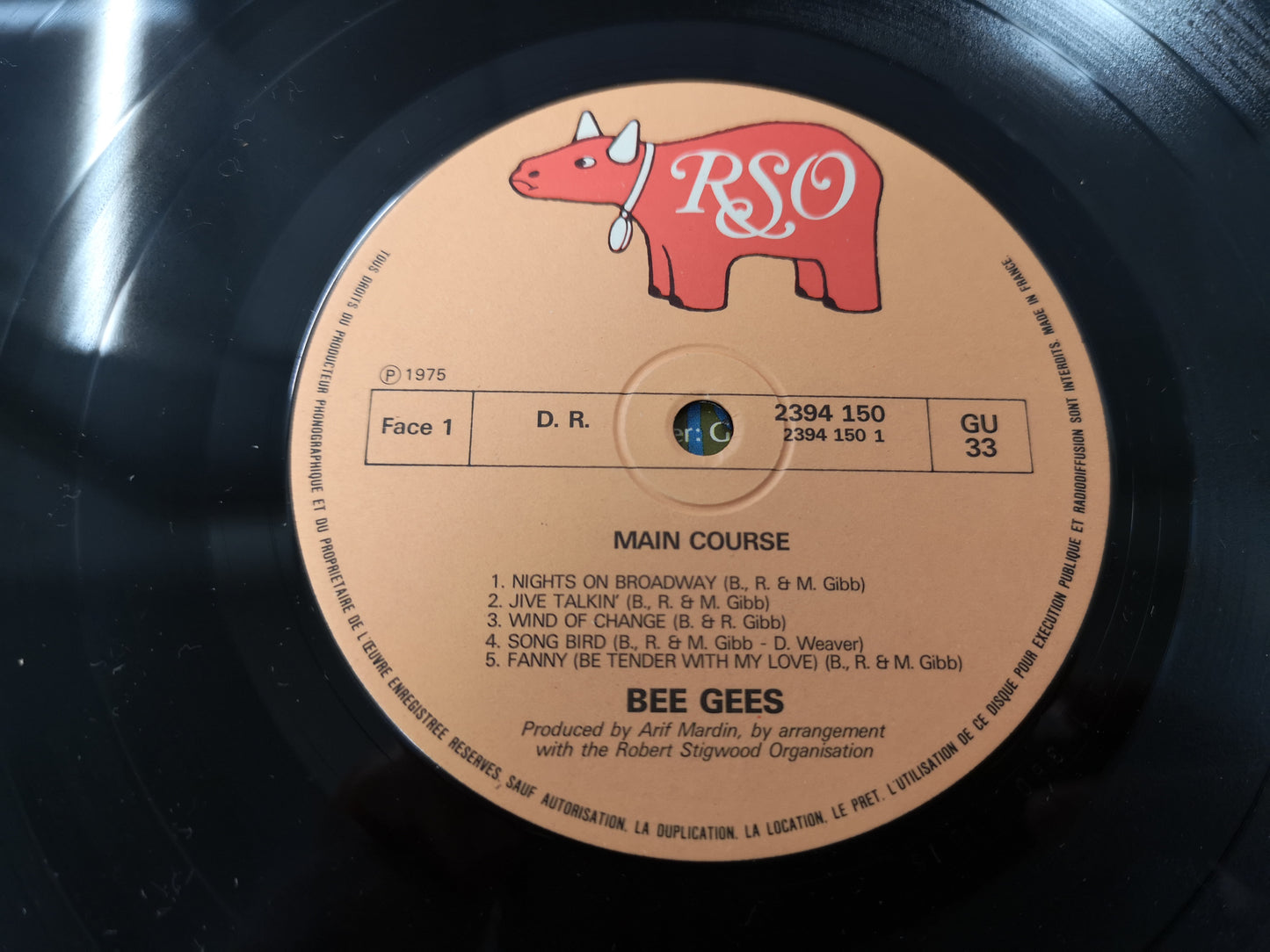 Bee Gees "Main Course" Orig France 1975 M-/M-