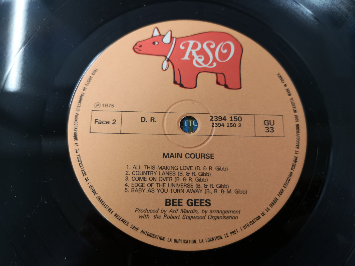 Bee Gees "Main Course" Orig France 1975 M-/M-