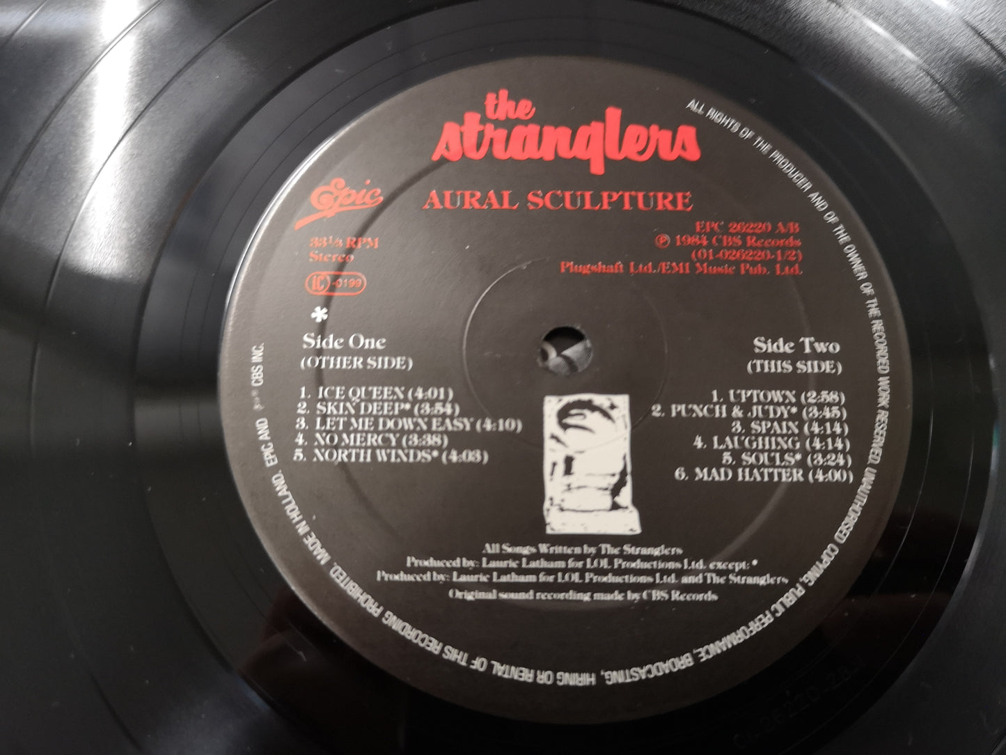 Stranglers "Aural Sculpture" Orig Holland/EU 1984 M-/M-