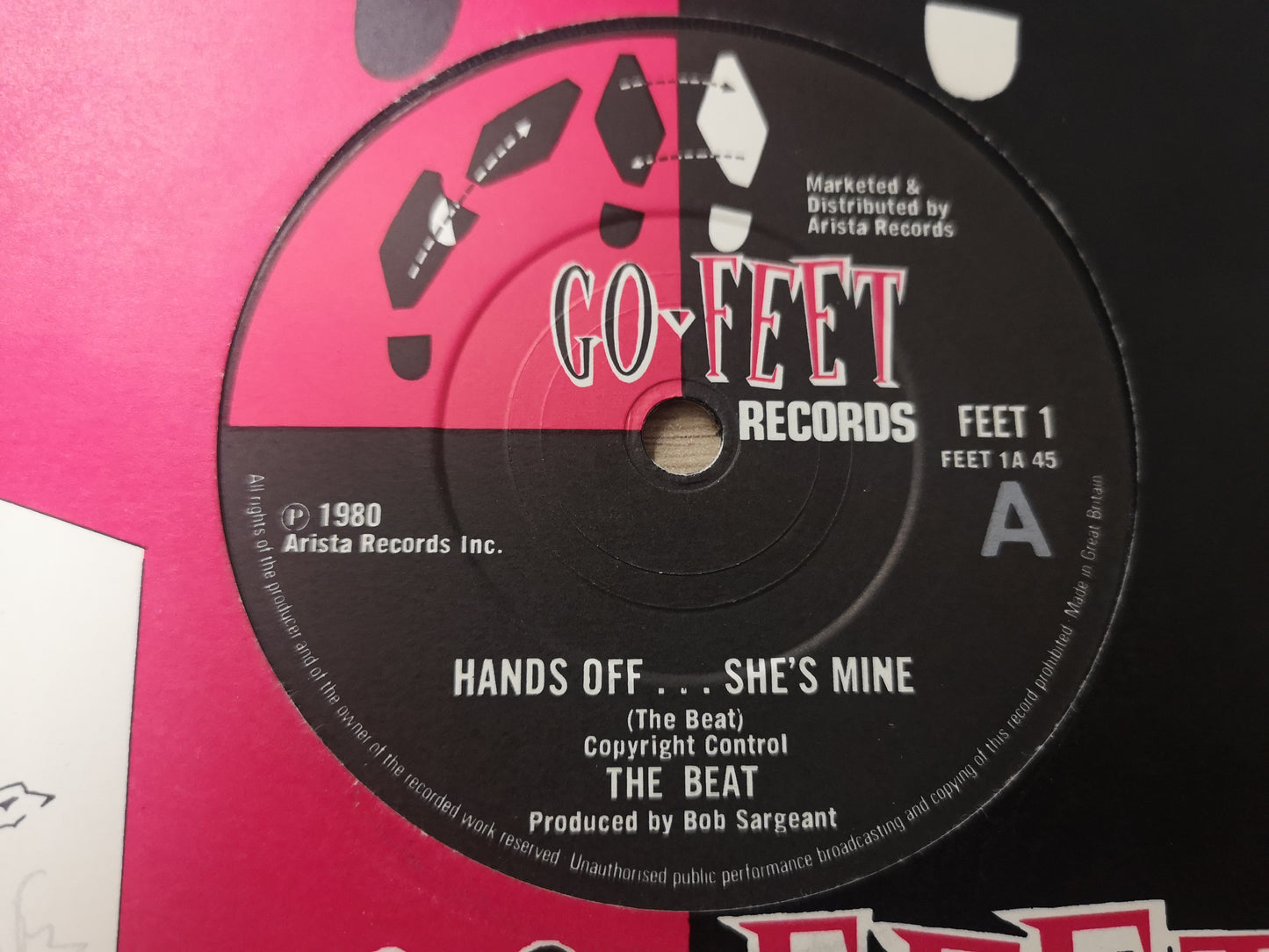 Beat "Hands Off...She's Mine" Orig UK 1980 M- (7" Single)