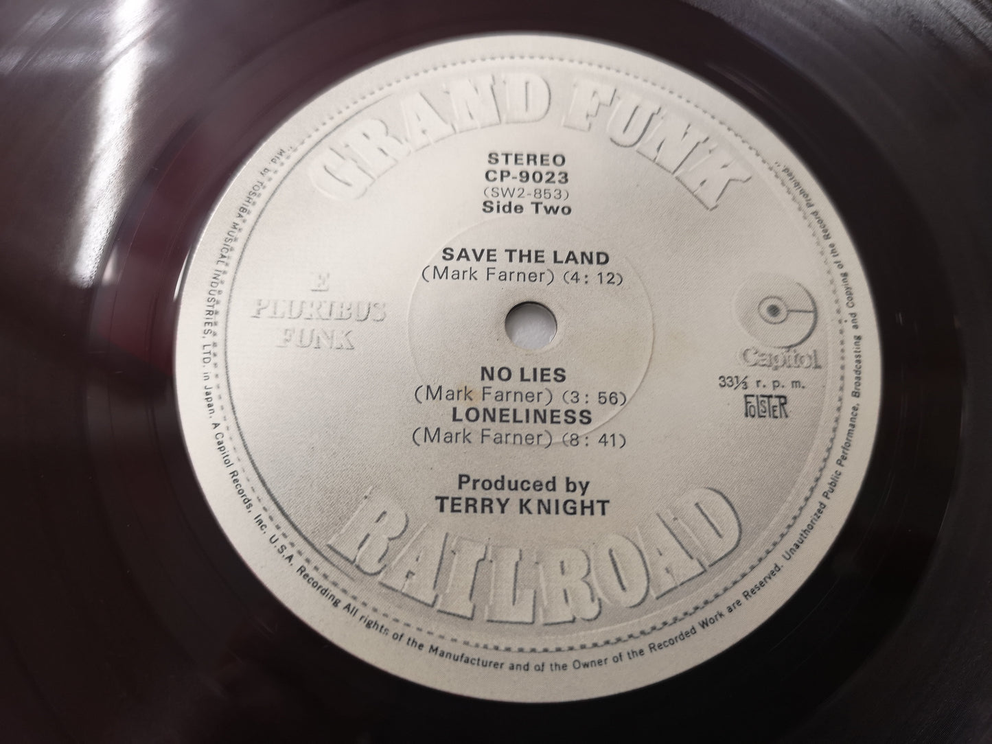 Grand Funk Railroad "E Pluribus Funk" Orig Japan 1971 EX/EX (Red Vinyl)