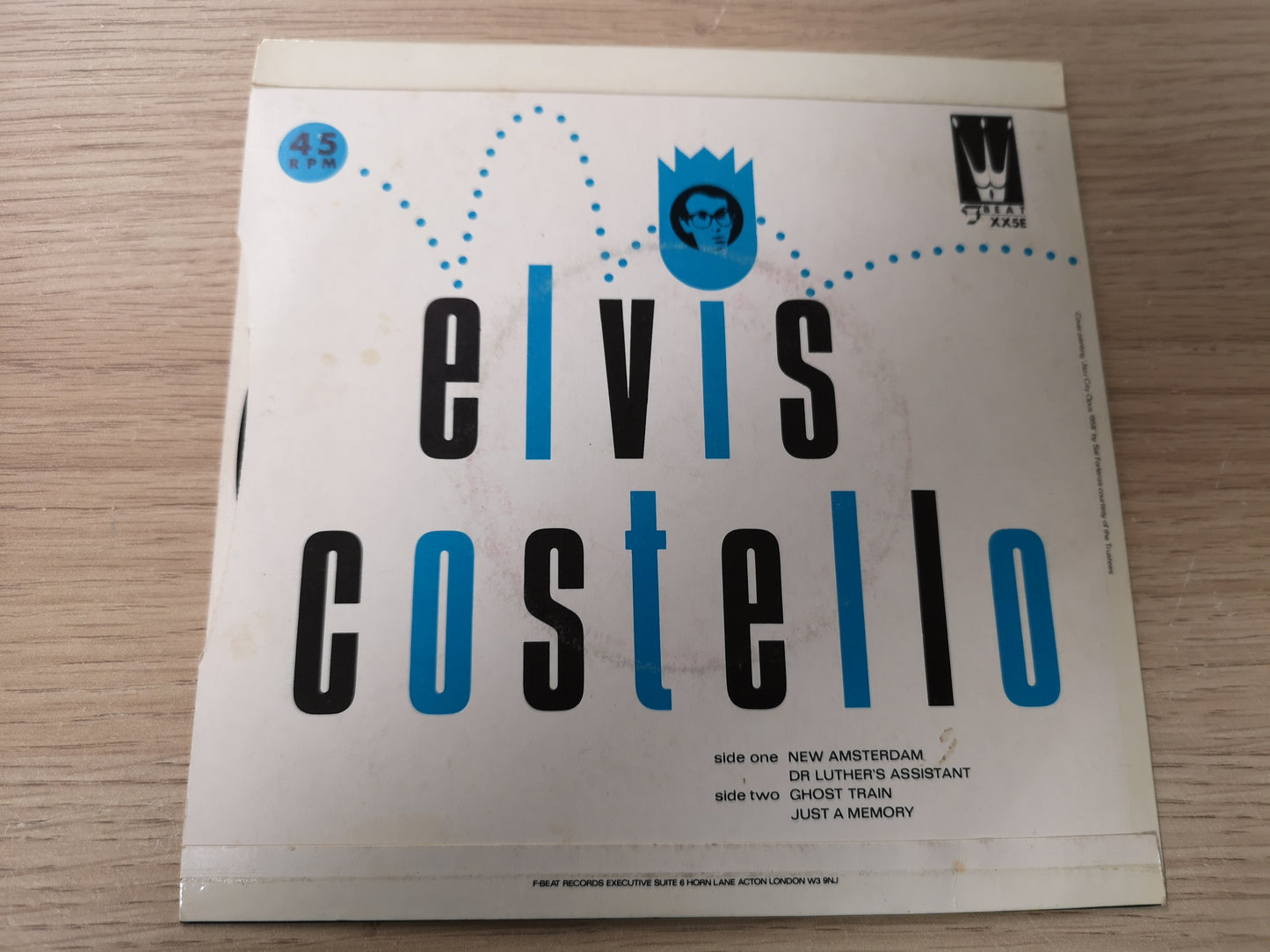 Elvis Costello & The Attractions "New Amsterdam" Orig UK 1980 EX/M- (7" EP)