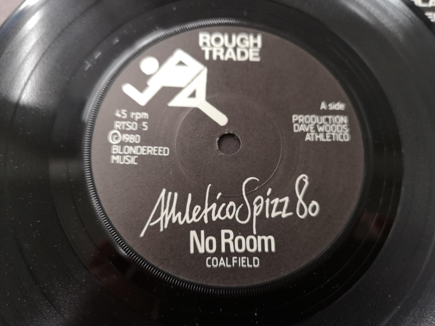 Athletico Spizz 80 "No Room" Orig UK 1980 VG++/EX (7" Single)