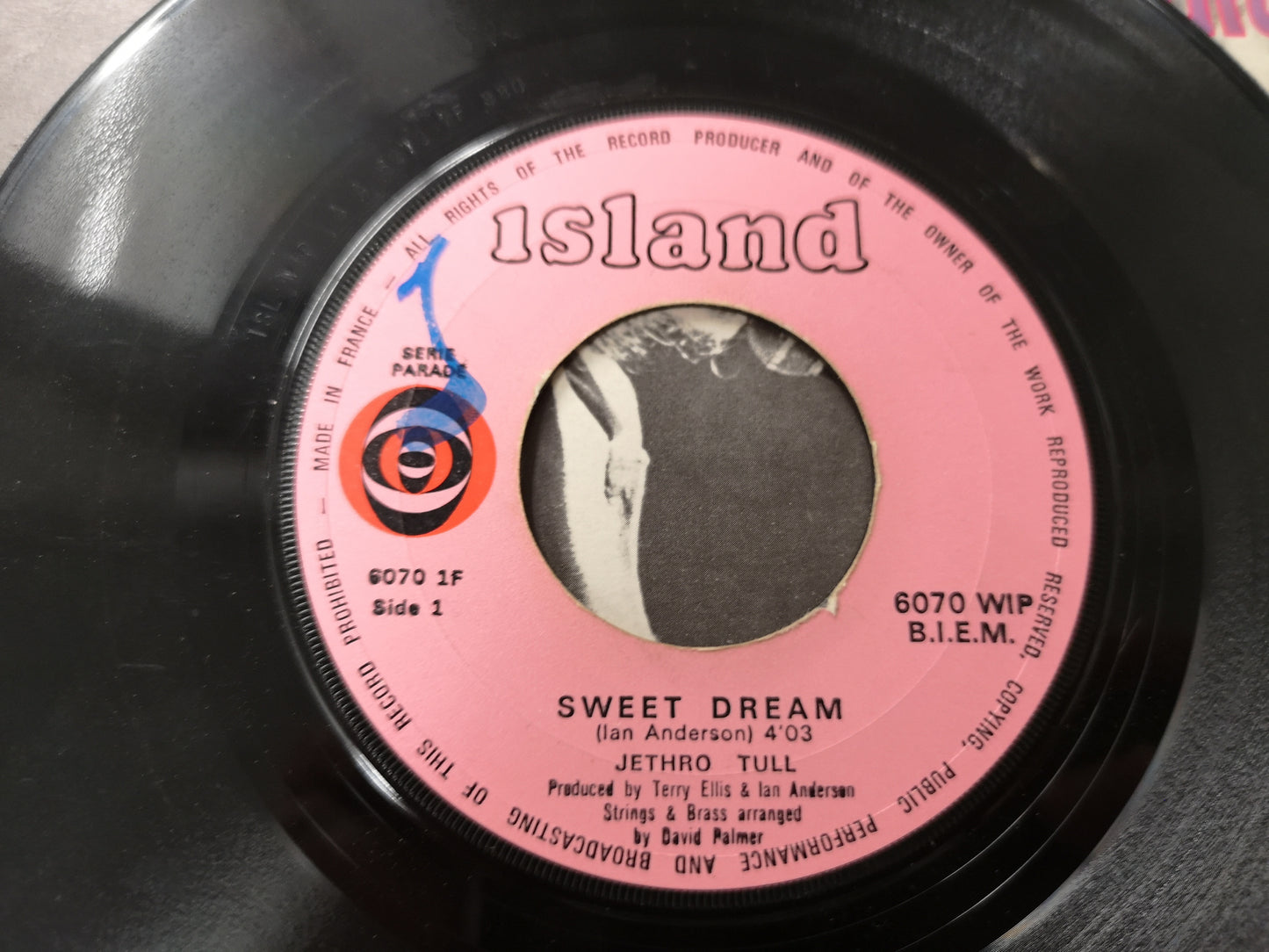 Jethro Tull "Sweet Dream" Orig France 1969 VG+/VG+ (7" Single)