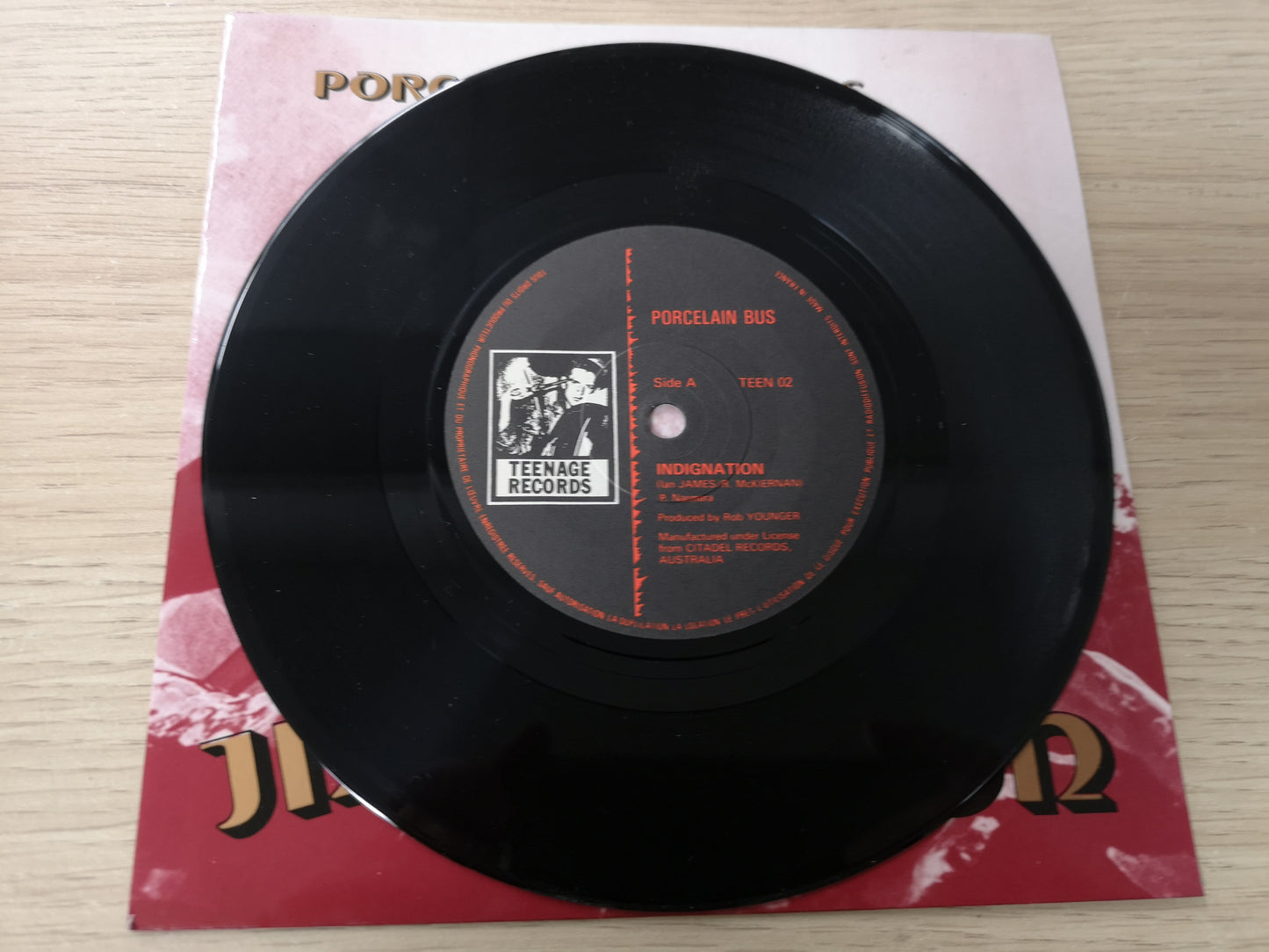 Porcelain Bus "Indignation" Orig France 1987 M-/M- (7" Single)