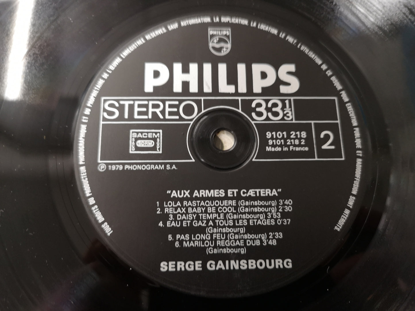 Serge Gainsbourg "Aux Armes et Caetera" Orig France 1979 M-/VG++