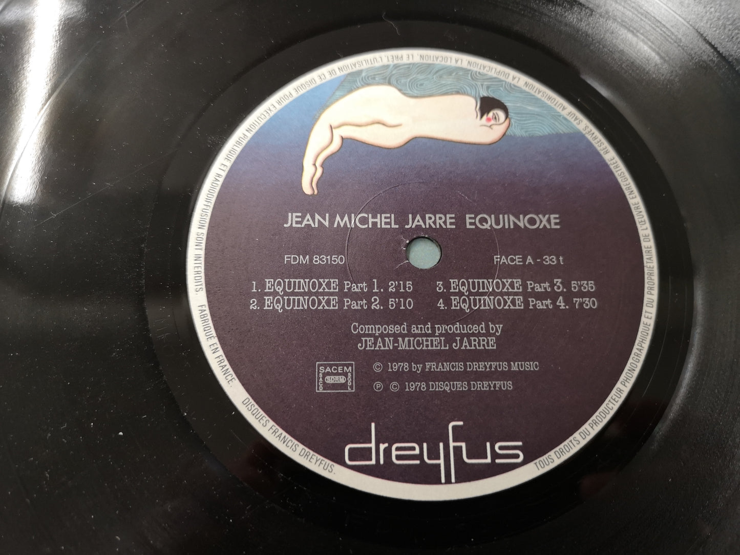 Jean Michel Jarre "Equinoxe" Orig France 1978 EX/EX