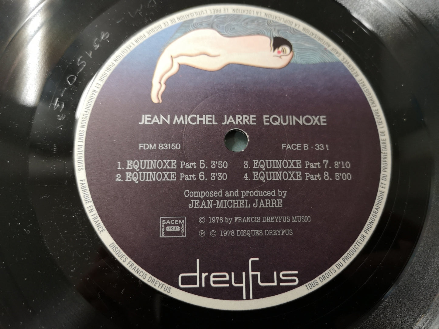 Jean Michel Jarre "Equinoxe" Orig France 1978 EX/EX