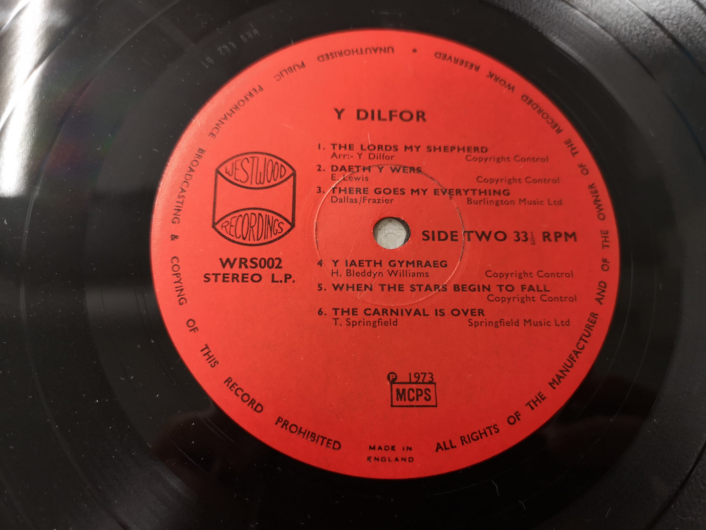 Y Dilfor "S/T" Orig UK 1973 EX/EX (Private Celtic Folk)
