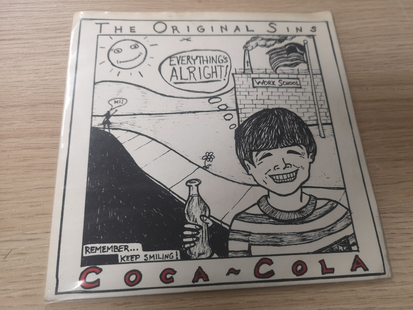 Original Sins "Coca Cola" Orig US 1990 EX/M- (7" Single)