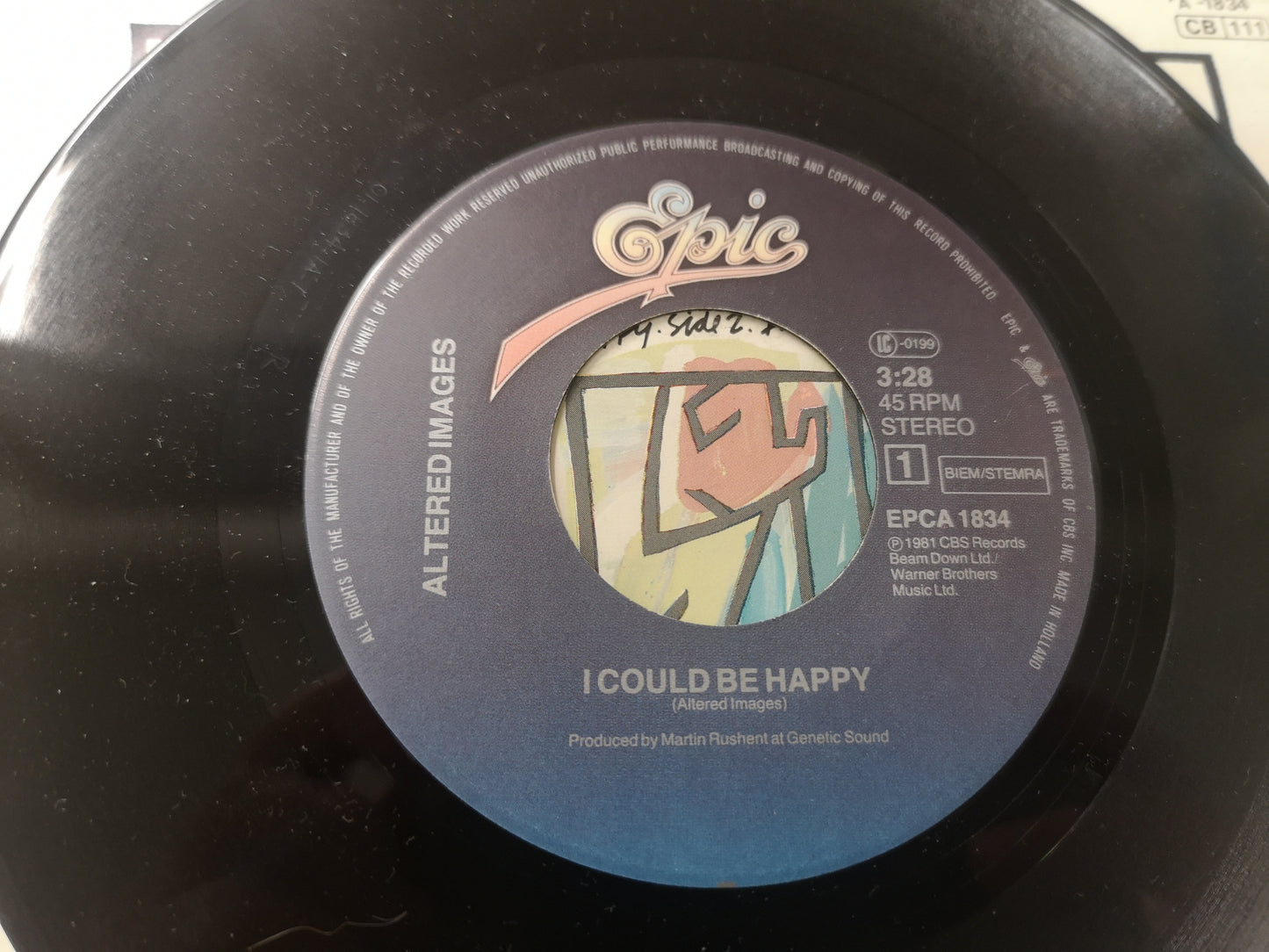 Altered Images "I Could be So Happy" Orig Holland 1981 VG/M- (7" Single)