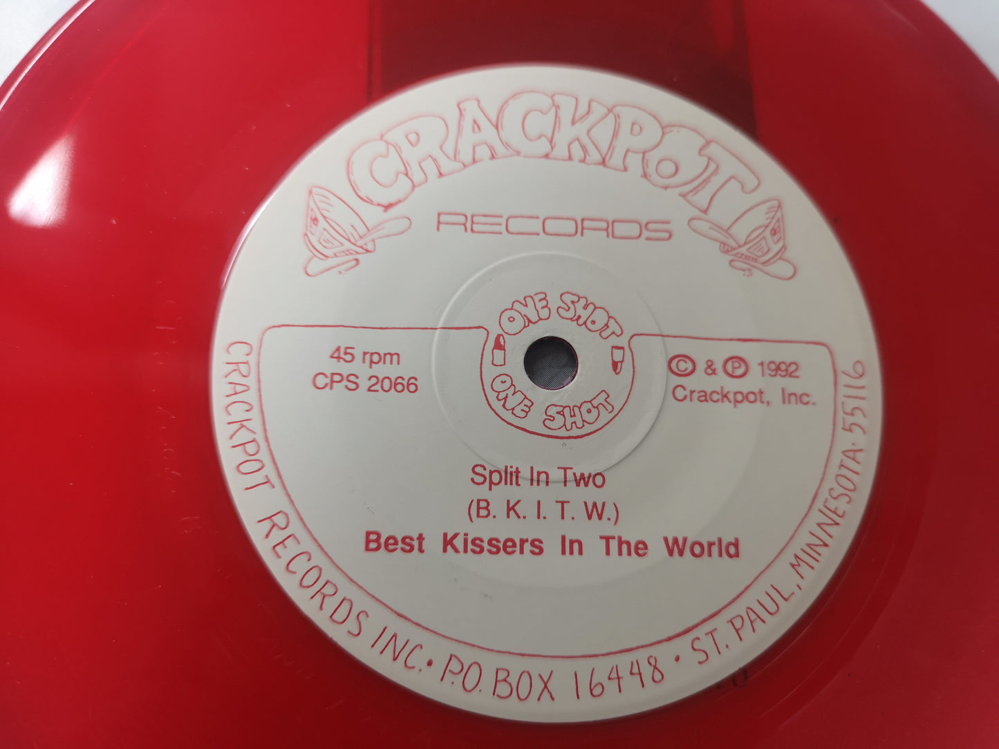 Best Kissers in The World "Broke my Knee" Orig US 1993 EX-M- (7" Single - Red Vinyl)