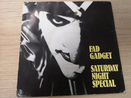 Fad Gadget "Saturday Night Special" Orig UK 1982 VG/M- (7" Single)