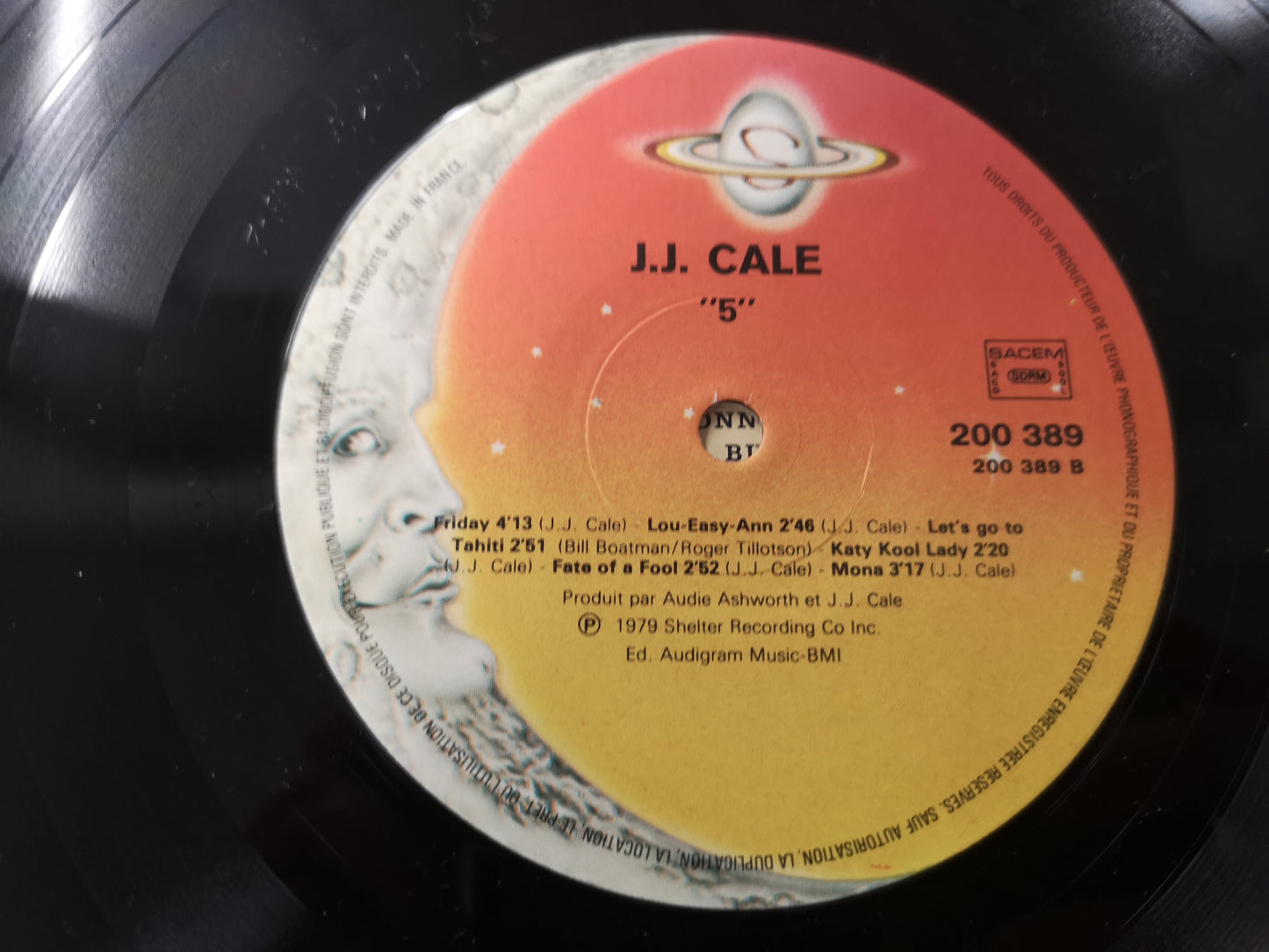 J.J. Cale "5" Orig France 1979 M-/M-