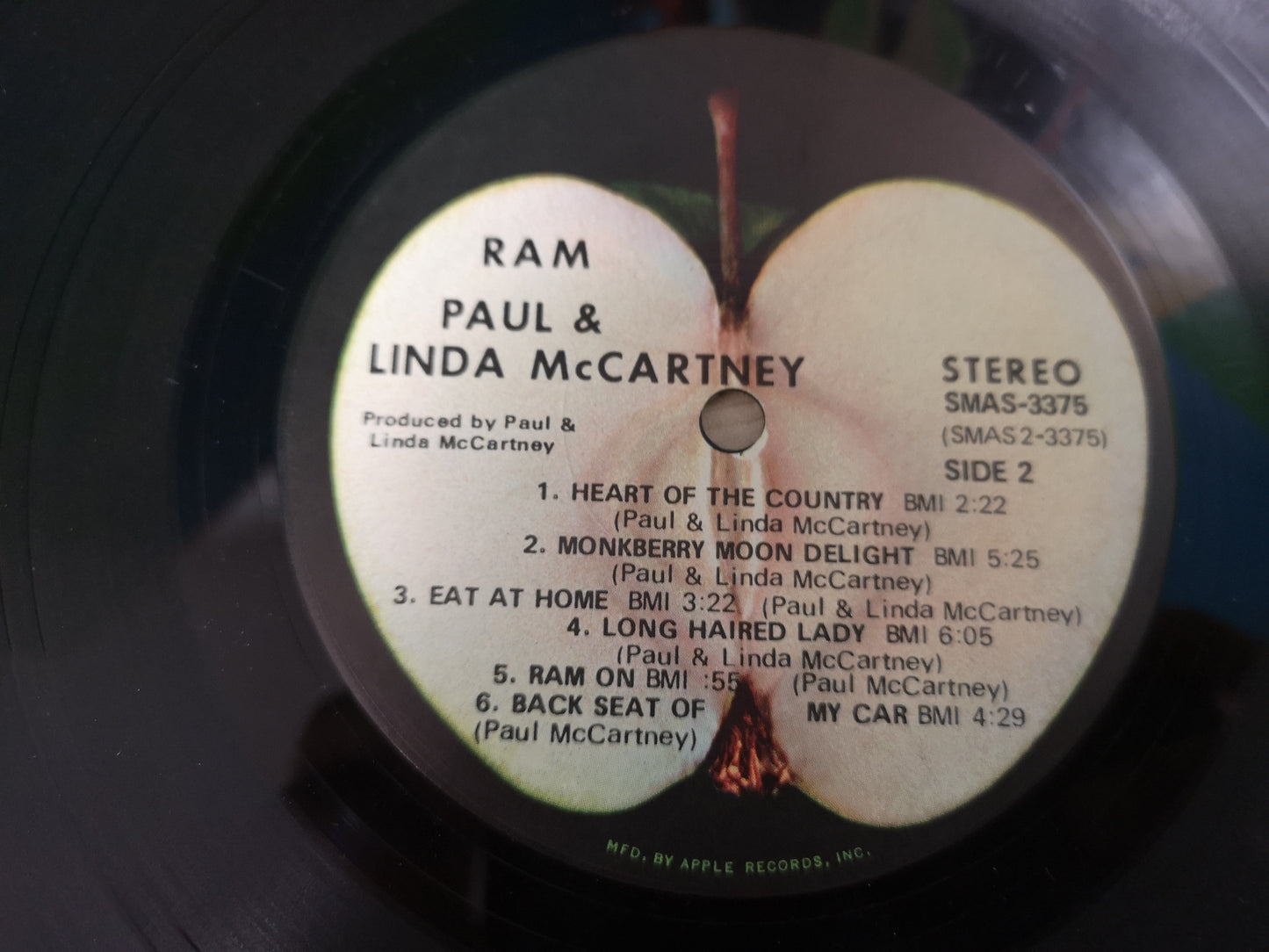 Paul & Linda McCartney "Ram" Orig US 1971 EX/EX