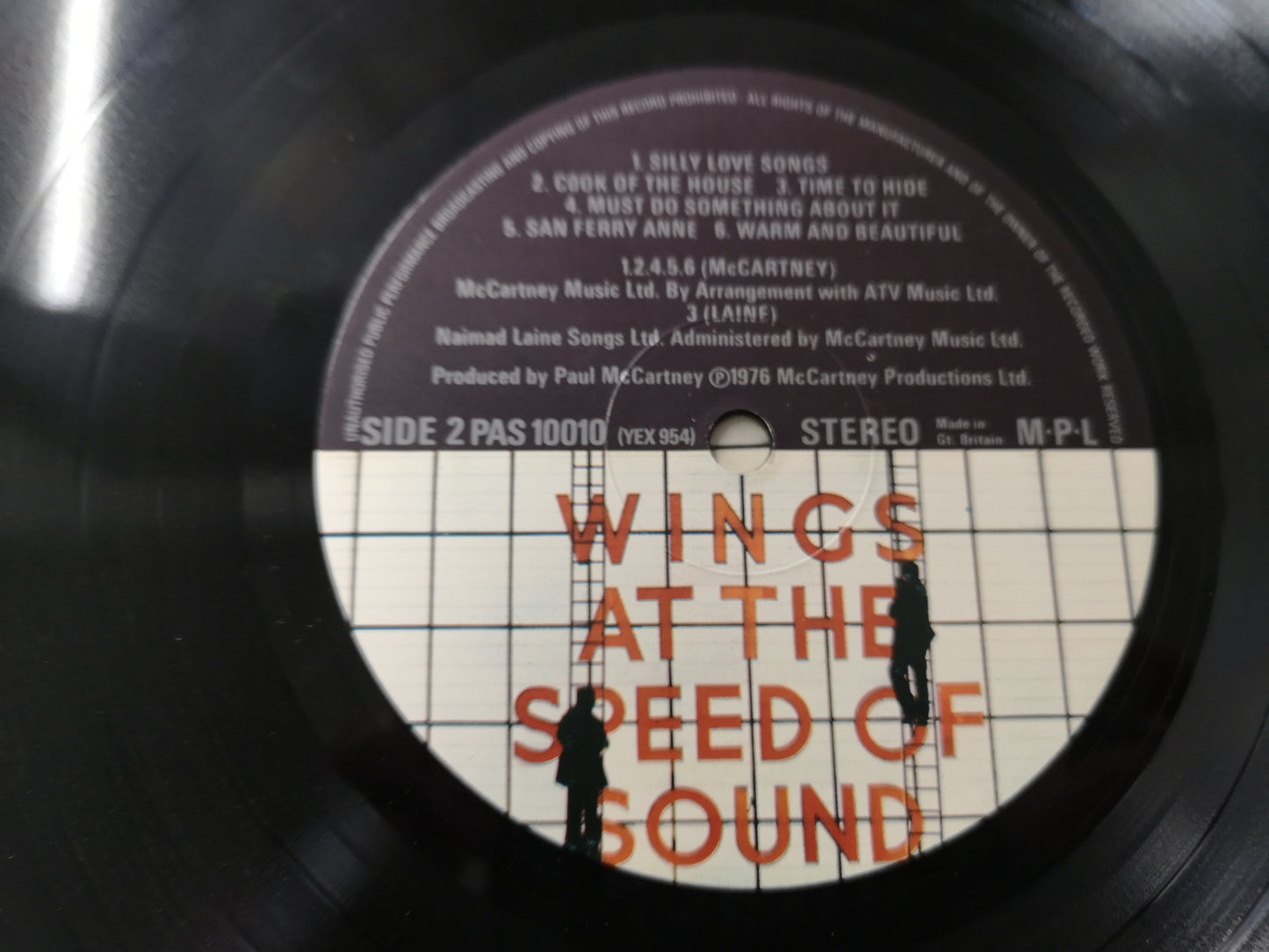 Wings "At the Speed of Sound" Orig UK 1976 M-/M-