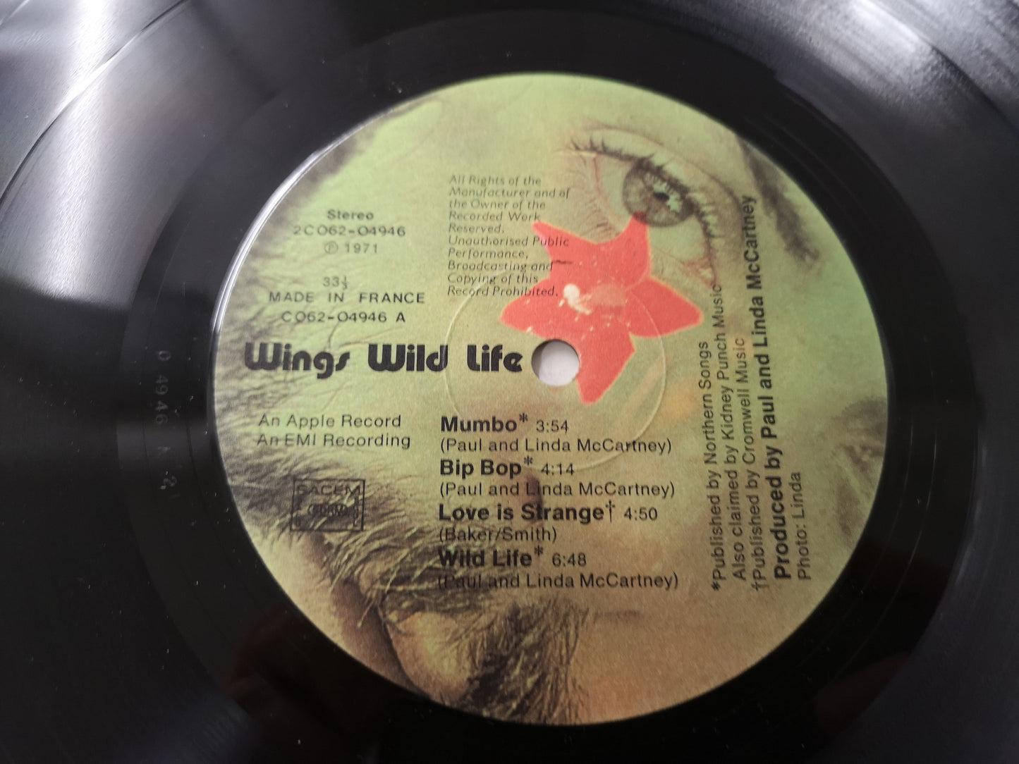 Wings "Wild Life" Orig France 1971 VG++/M-