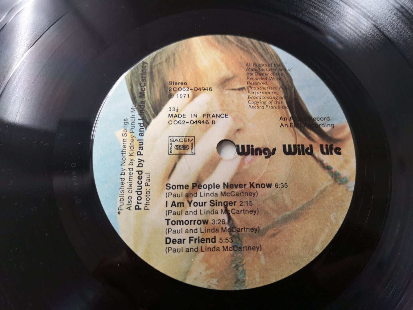 Wings "Wild Life" Orig France 1971 VG++/M-