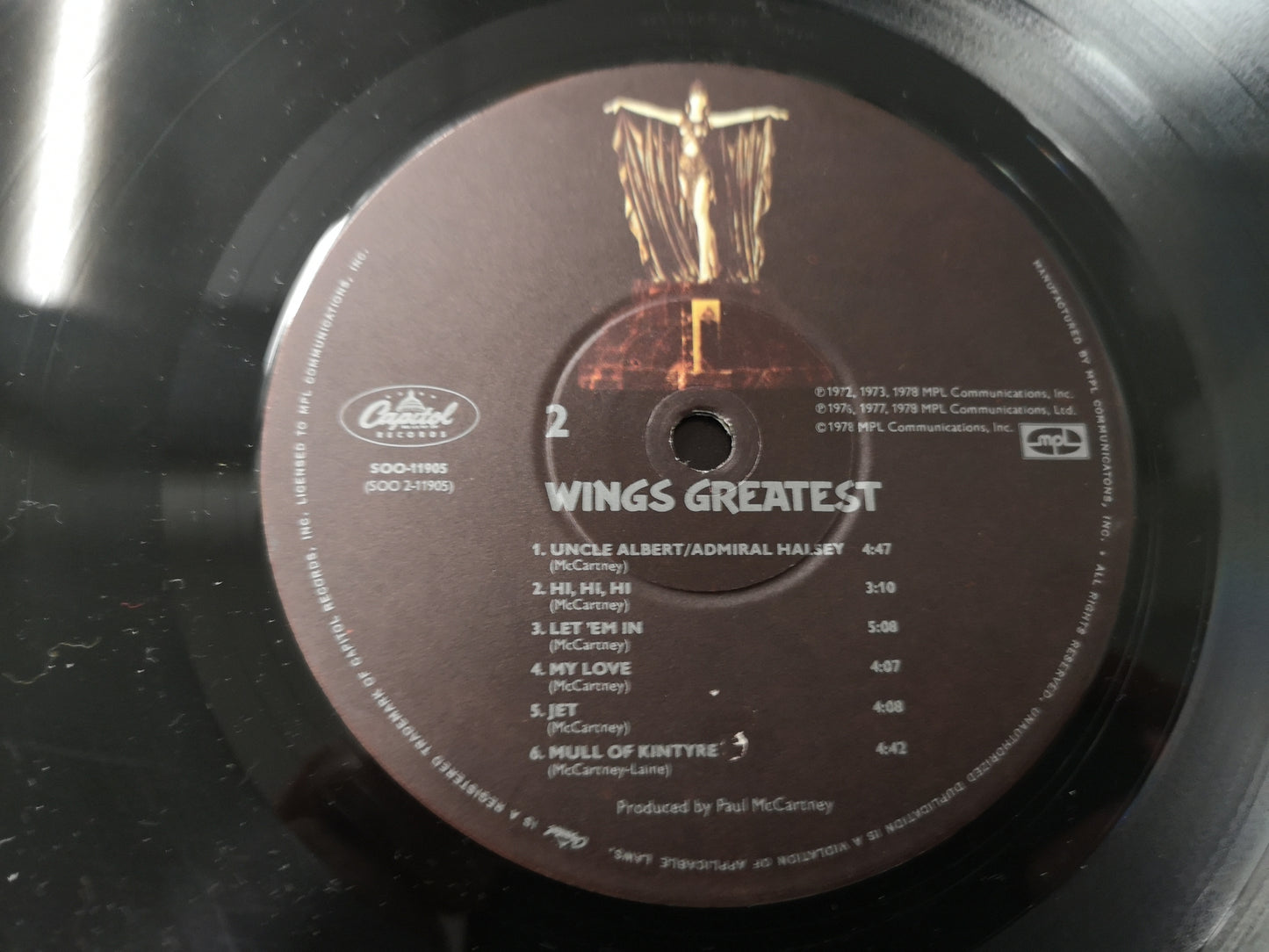 Wings "Greatest" Orig US 1978 EX/VG++