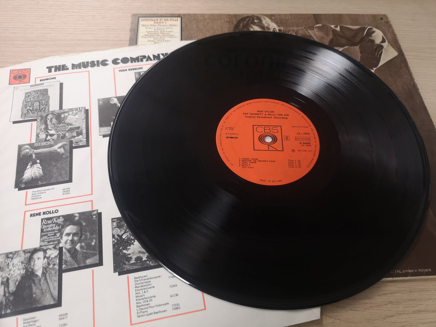Bob Dylan / Soundtrack "Pat Garrett & Billy the Kid" Orig Holl 1973 VG++/EX