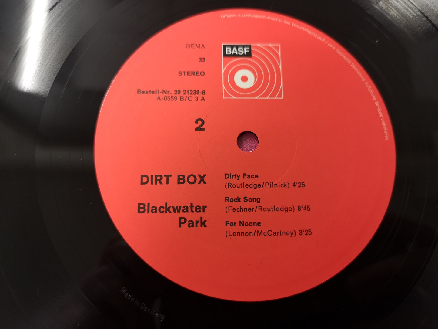 Blackwater Park "Dirt Box" Orig Germany 1972 M/M (Unplayed)