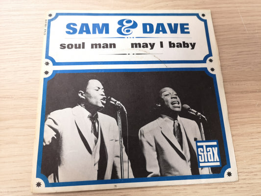 Sam & Dave "Soul Man" Orig France 1967 EX/EX (7" Single)