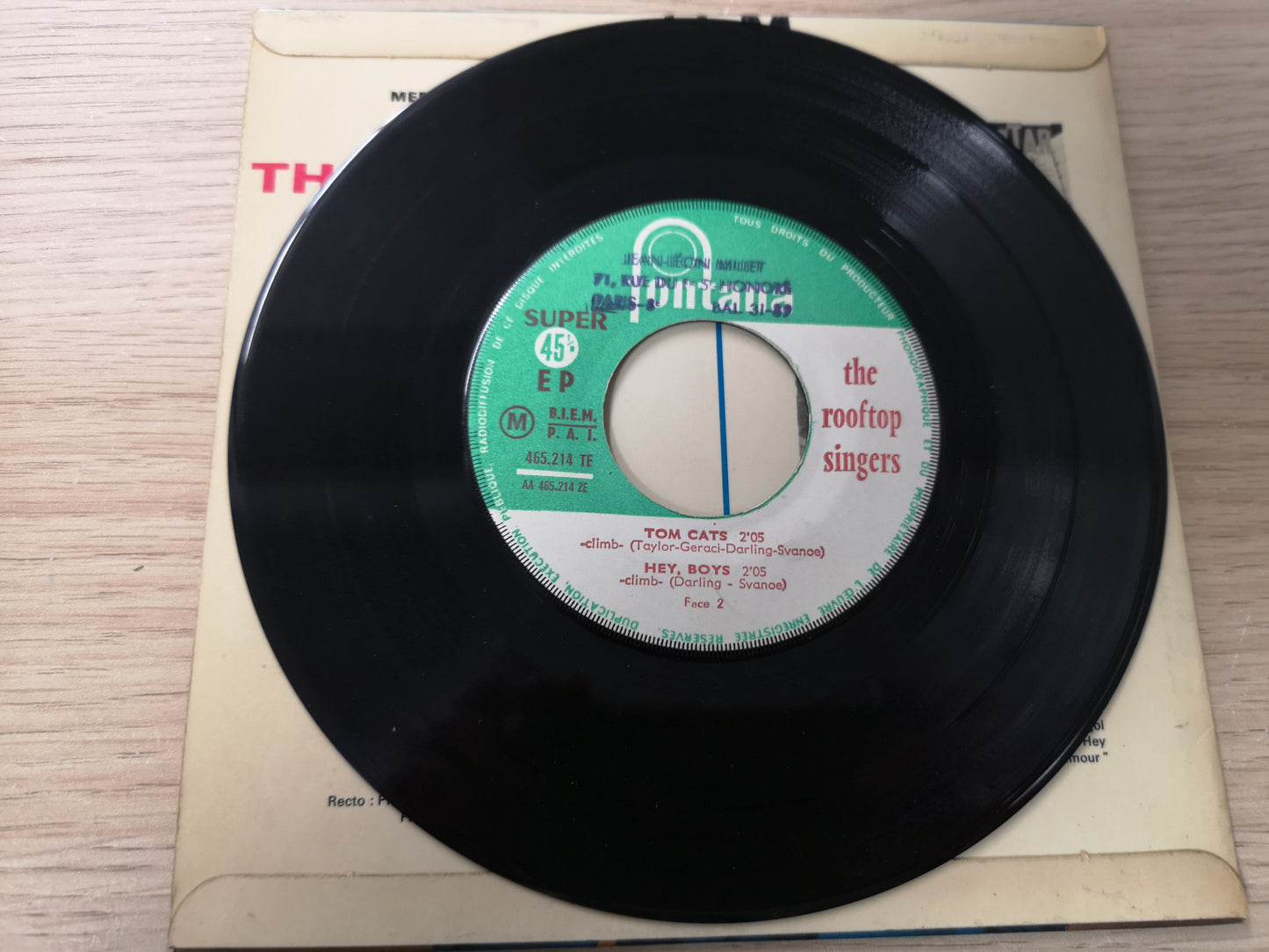 Rooftop Singers "Walk Right In" Orig France 1964 EX/VG+ (7" EP)