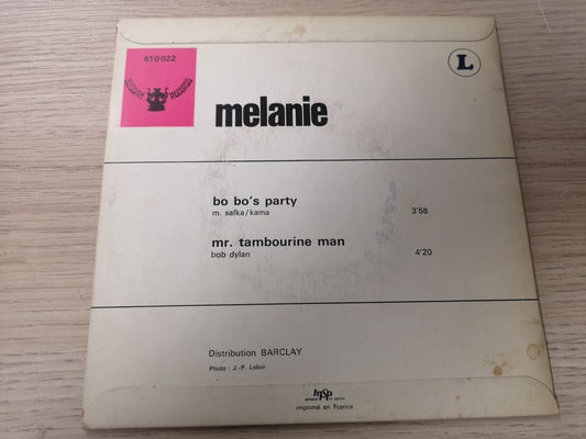 Melanie "Bo Bo's Party" Orig France 1969 EX/M- (7" Single)