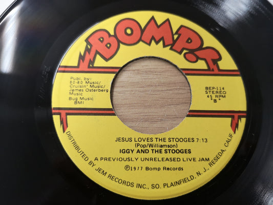 Iggy & The Stooges "Jesus Loves The Stooges" Orig US 1977 M- (7" EP)