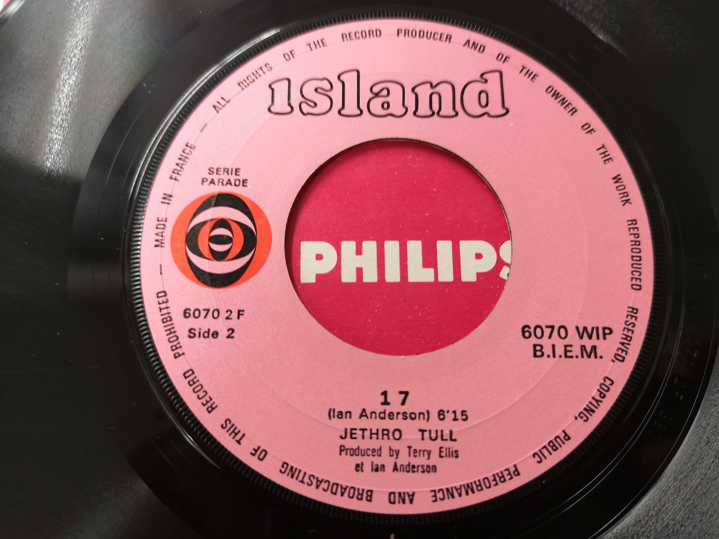 Jethro Tull "Sweet Dream" Orig France 1969 VG++/VG++ (7" Single)