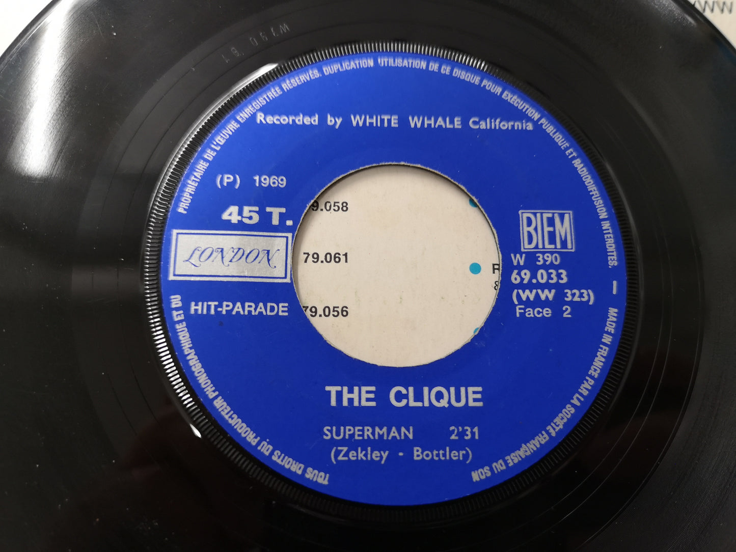 Clique "Sugar on Sunday" Orig France 1969 VG/VG++ (7" Single)
