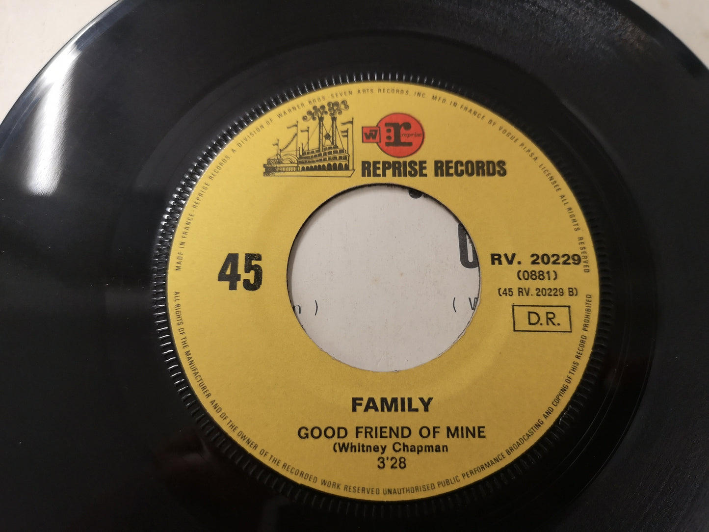 Family "No Mule's Fool" Orig France 1971 VG/VG+ (7" Single)