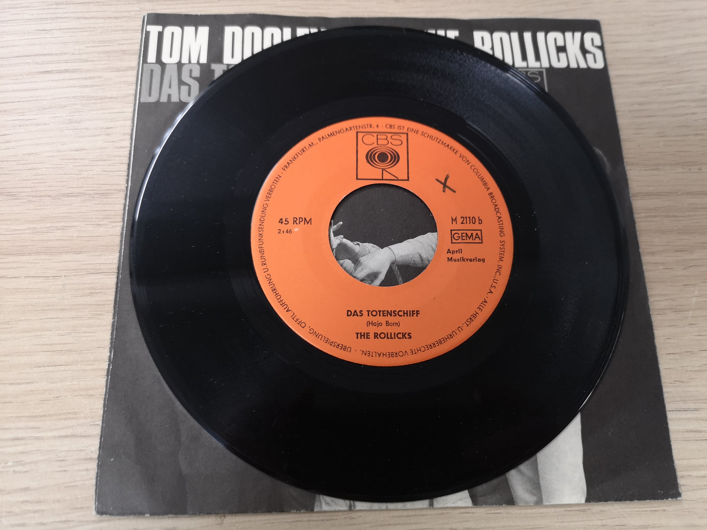 Rollicks "Tom Dooley" Orig Germany 1965 EX/VG++ (7" Single)