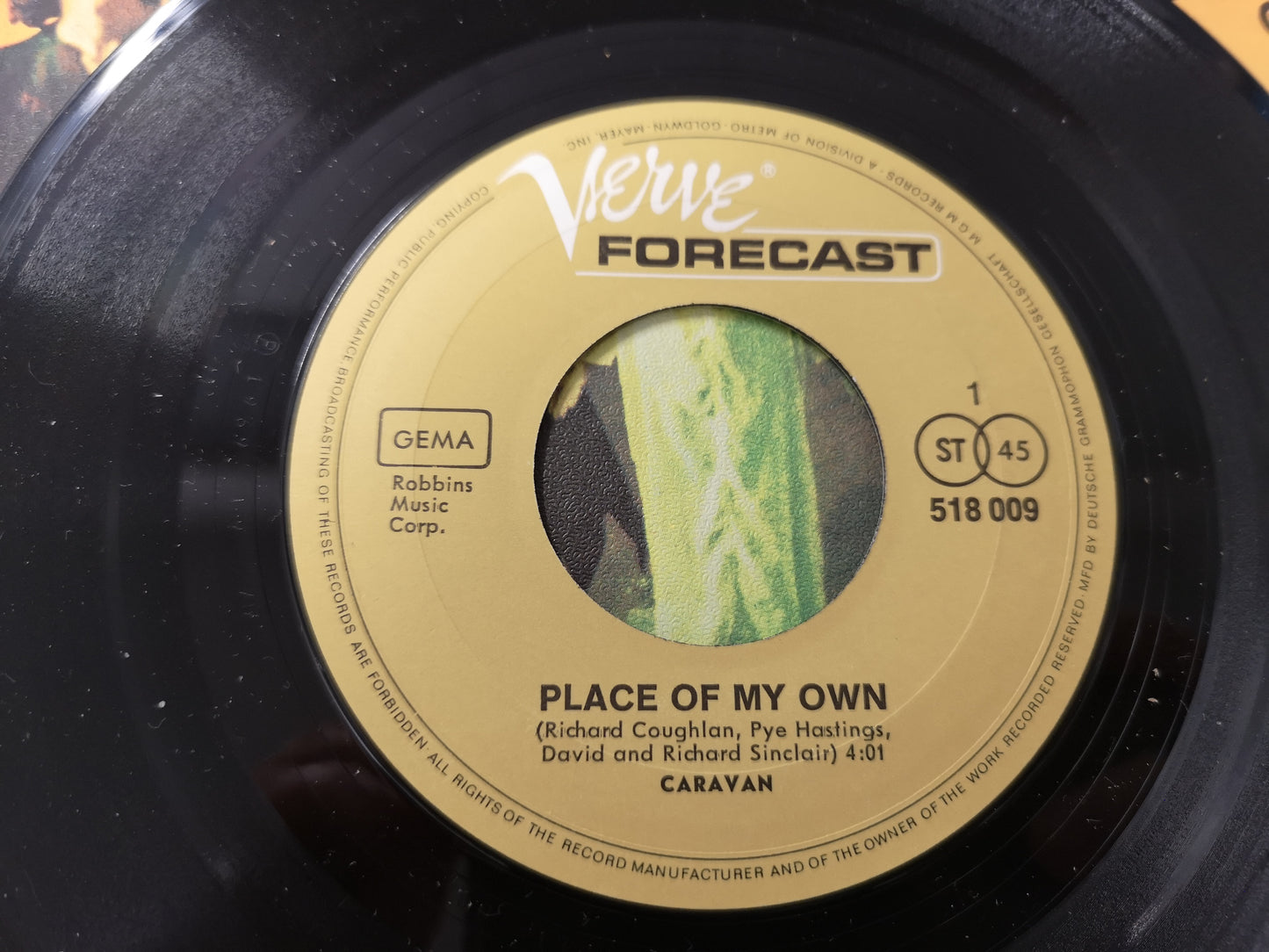 Caravan "Place Of My Own" Orig Germany 1968 EX/M- (7" Single)