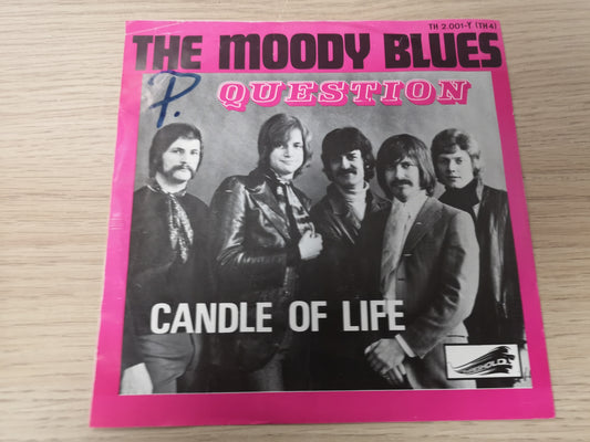 Moody Blues "Question" Orig Belgium 1971 VG++/EX (7" Single)