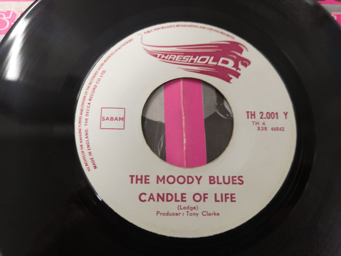Moody Blues "Question" Orig Belgium 1971 VG++/EX (7" Single)