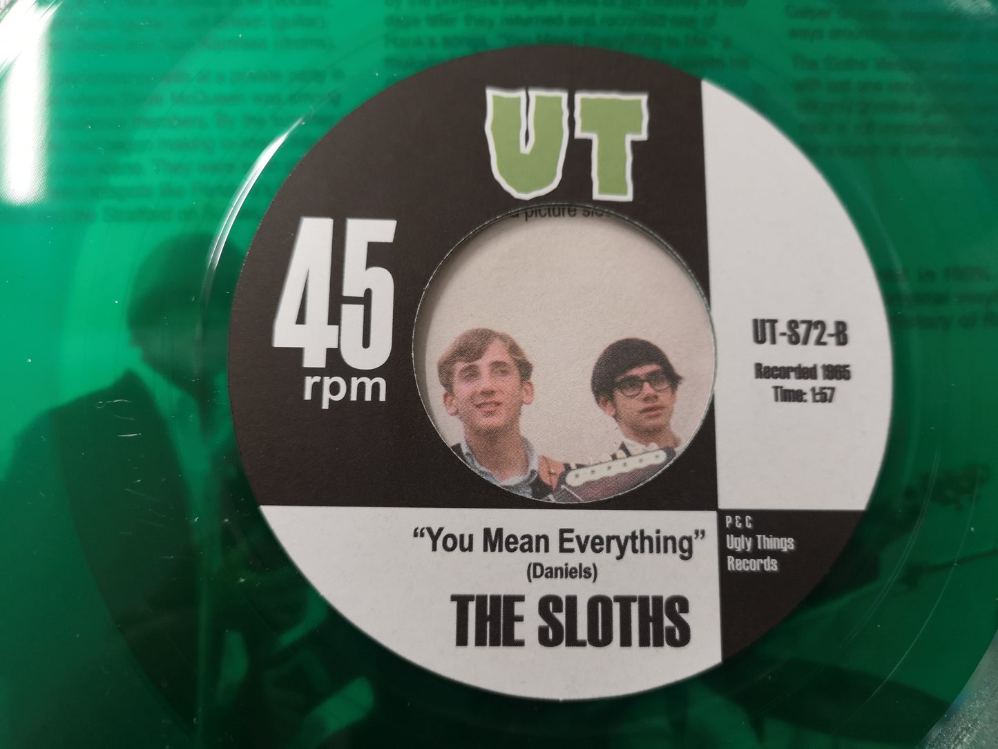 Sloths "Makin' Love" RE US M/M (7" Single - Green Vinyl)