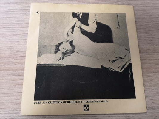 Wire "Question of Degree" Orig UK 1979 EX/M- (7" Single)