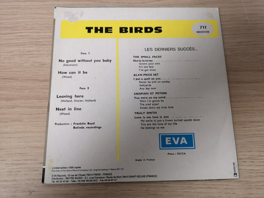 Birds "No Good Without You" RE France 1990 EX/M- (7" EP - Re of 1966 Ep)