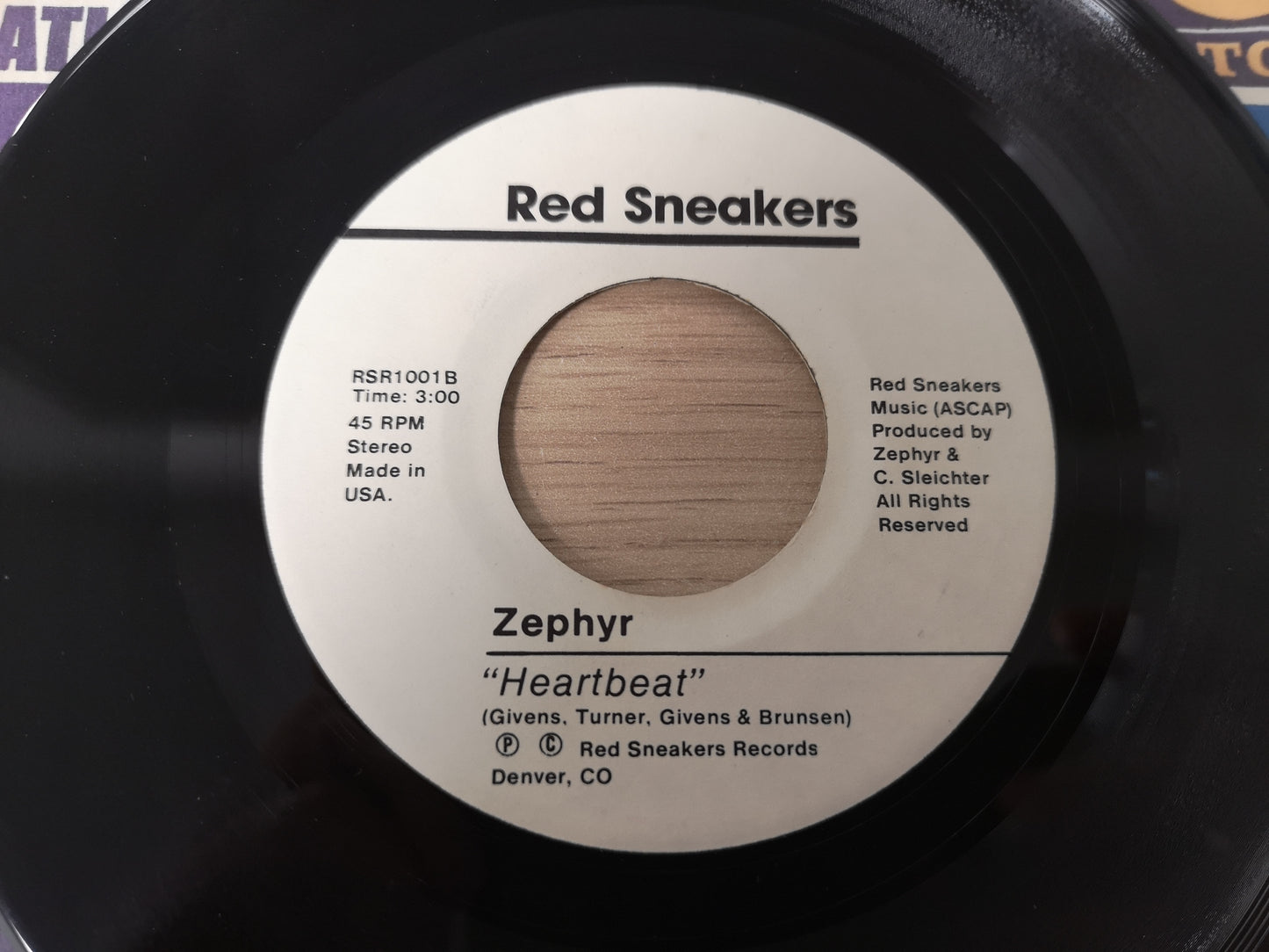 Zephyr "Don't Come Back" Orig US 1982 EX (7" Single)