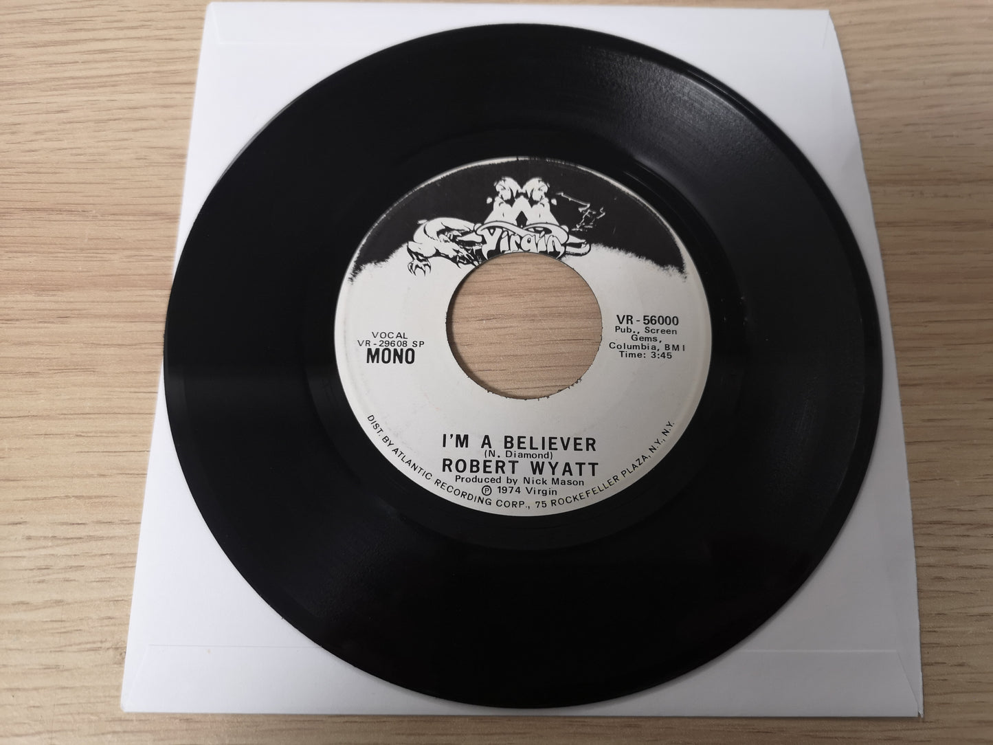 Robert Wyatt "I'm a Believer" Orig US 1974 M- (7" Single)