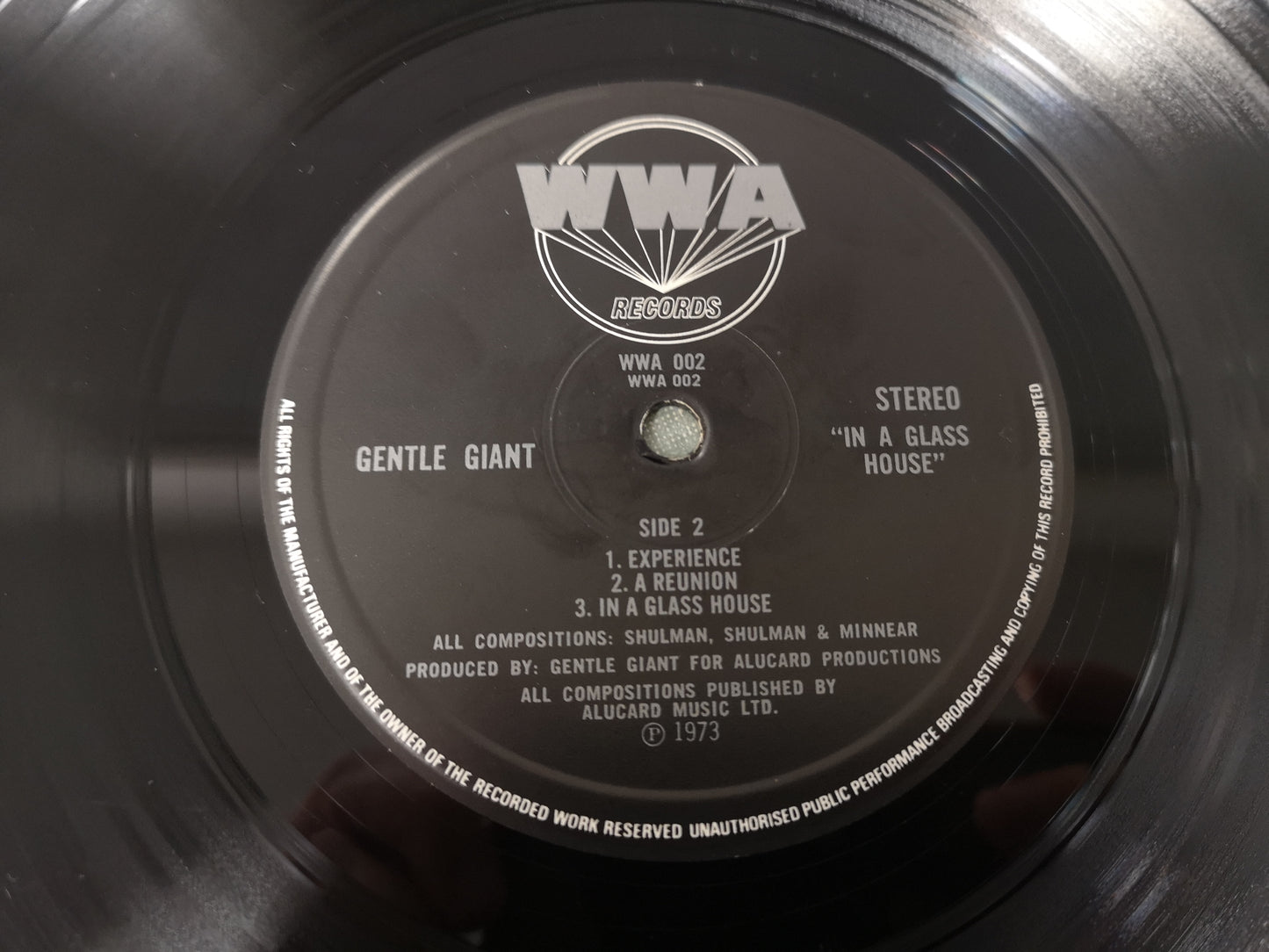 Gentle Giant "In a Glass House" Orig UK 1973 VG+/VG+