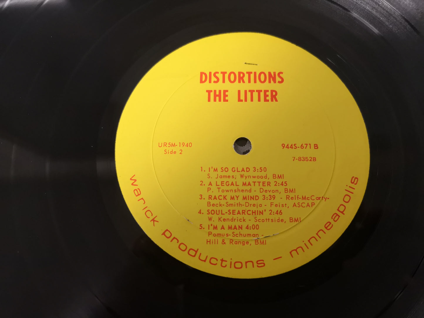 Litter "Distortions" Orig US 1967 EX/EX