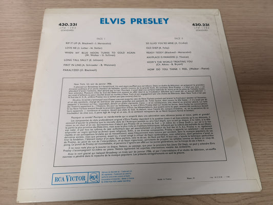 Elvis Presley "Elvis" Orig France 1966 Mono EX/EX (2nd Press 1-1966)
