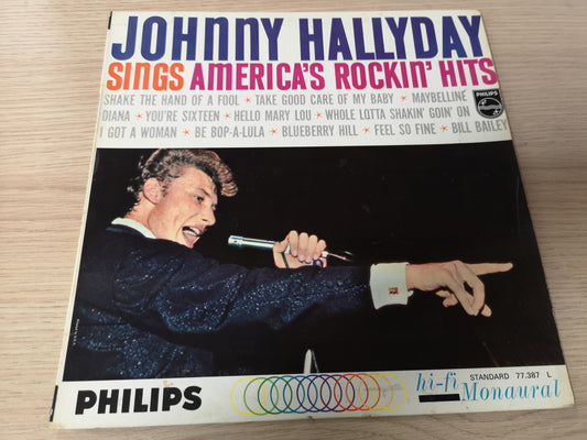 Johnny Hallyday "Sings America's Hits" Orig France 1962 VG+/VG++