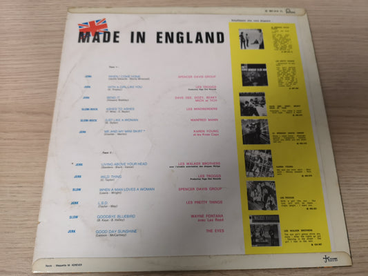 Various Artists "Made in England" Orig France 1967 VG+/VG- (Eyes, Pretty Things, Troggs...)