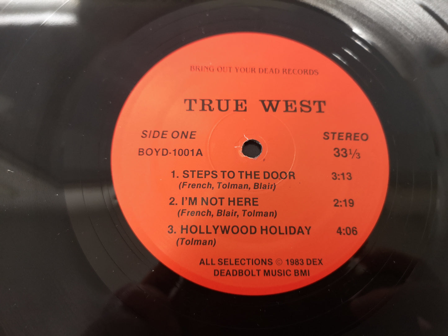 True West "S/T" Orig US 1983 VG+/M- (12" Maxi EP)