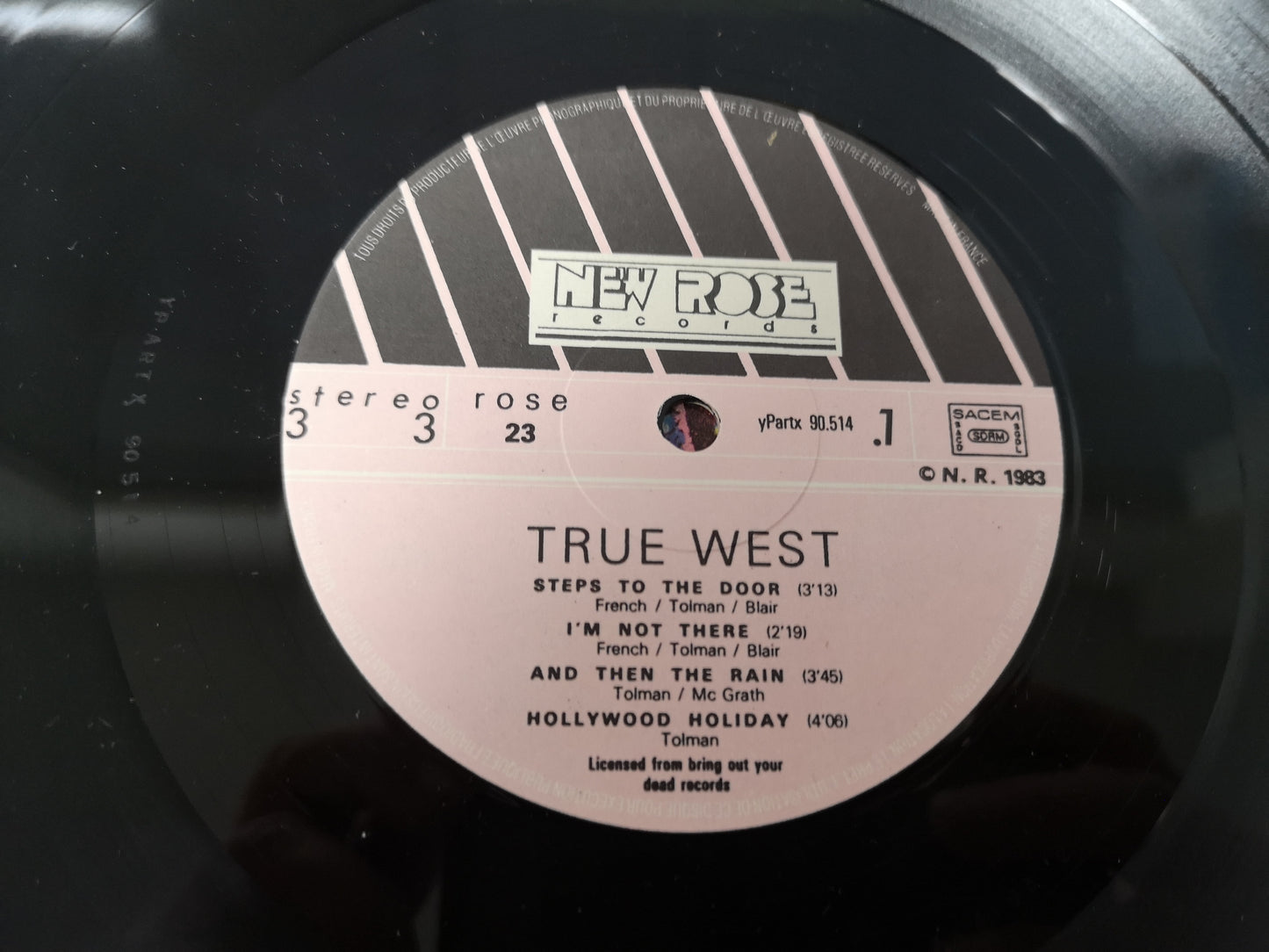 True West 'Hollywood Holiday" Orig France 1983 VG++/EX
