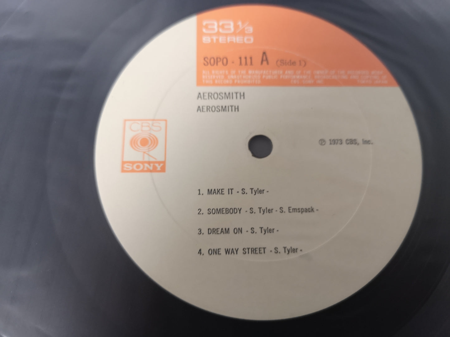 Aerosmith "S/T" Orig Japan 1975 M-/EX (w/ Insert)