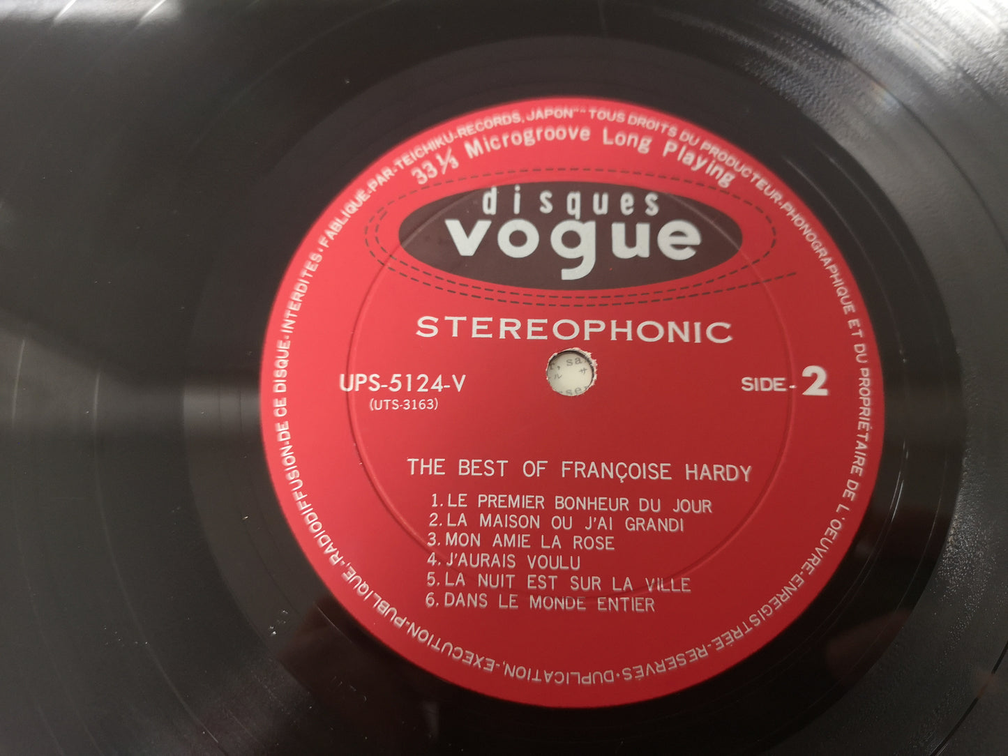 Françoise Hardy "The Best Of" Orig Japan 1966 VG+/VG+